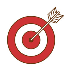 target with arrow icon vector illustration design