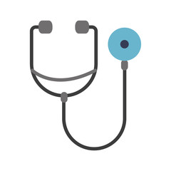 Stethoscope medical tool icon vector illustration graphic design