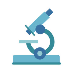 Microscope scientific tool icon vector illustration graphic design