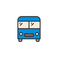 Bus logotype, adaptive for web and site