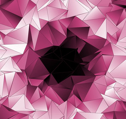 Fototapeta premium Polygonal background. Abstract triangulated texture