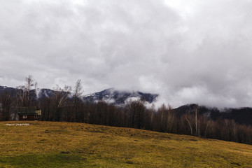 Fototapeta na wymiar beautiful mountain landscape in Romania