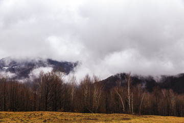 beautiful mountain landscape in Romania