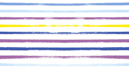 Seamless Vector Sailor Stripes Summer Pattern. Hand Painted Ink Lines. Funky Female Autumn Paintbrush Stripes Background. Fashion Textile Fabric Seamless Pattern. Trendy Funky Stripy Grunge Graffiti
