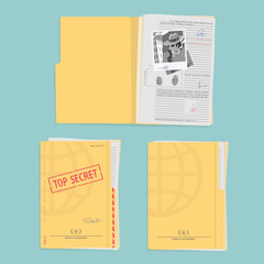 Secret Folder With Documents