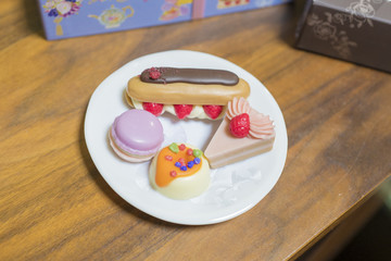 凝ったチョコレート