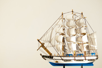 Miniature ship