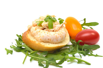 Sandwich with Fish Roe Salad