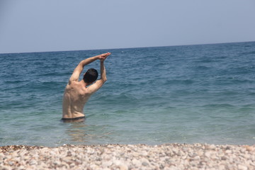  warm up before diving