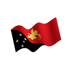 Papua New Guinea flag, vector