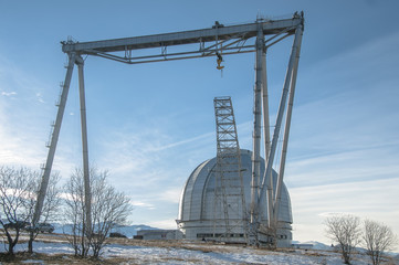 Special astrophysical observatory of Russian Academy of sciences located in mountain area
