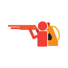 Oil Hunt Logo Icon Design