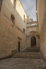 Fototapeta na wymiar Street of Lecce, Southern Italy