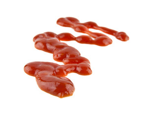 ketchup isolated on white background