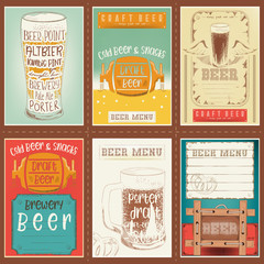 Beer Posters Set