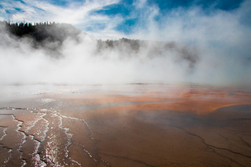 Grand Prismatic Spring in Yellowstone National Park