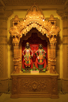 Vittal Rukmini idol, BAPS Swaminarayan mandir, Katraj