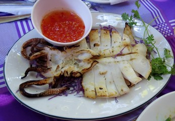  Kalmar in a plate © Екатерина Лифанова