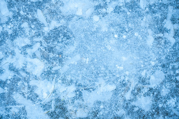 Fototapeta na wymiar ice background. ice in the cracks.
