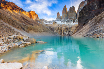 Torres Del Paine National Park. Chile - obrazy, fototapety, plakaty