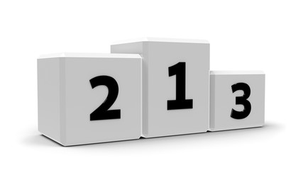 White podium isometry #2