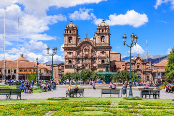 Cusco, Peru. Plaza de Armas. - obrazy, fototapety, plakaty