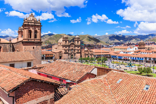 Cusco, Peru. Plaza De Armas.