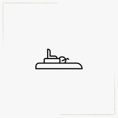 submarine line icon