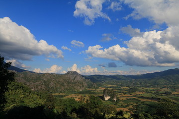 Fototapeta na wymiar cloud in Phu Lanka Thailand