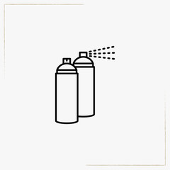 spray line icon