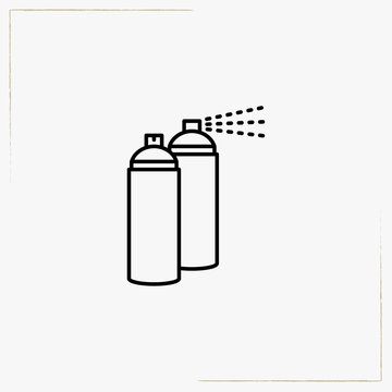recommend clip art: spray line icon
