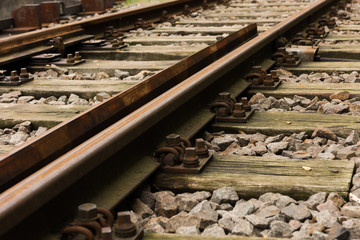 Naklejka premium old railway