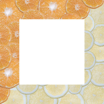 fruit pictures on a white background with room for text