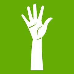 Hand icon green