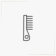 comb line icon