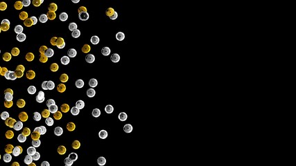 Sequins background. Rhinestones. Beads. 3d illustration. Fashion backdrop. Embroidery. Sequin fabric. Golden and silver sparkles. Glitter. Digital image.