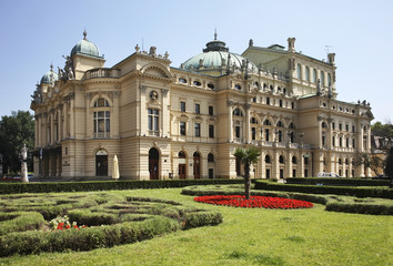 Juliusz Slowacki Theatre in Krakow. Poland