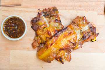 The roasted chicken, Thai style