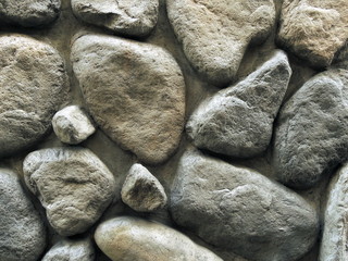 石積みの様な外壁