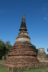 Old temple in Ayutthaya Thailand