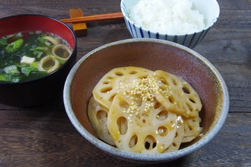 レンコン料理　和食