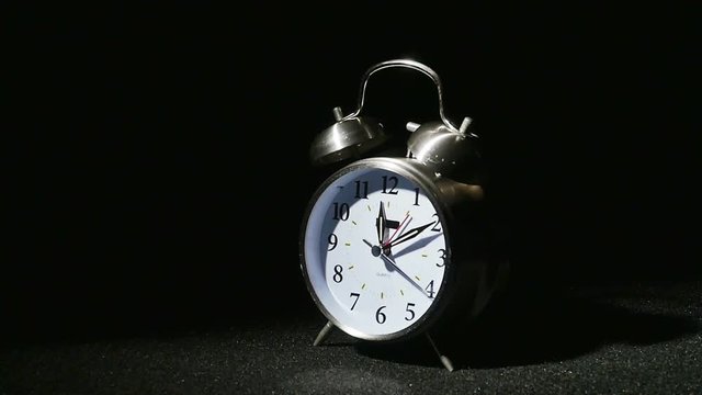 3172 Ringing Alarm Clock Being Hit by a Baseball in Slow Motion