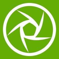 Video objective icon green