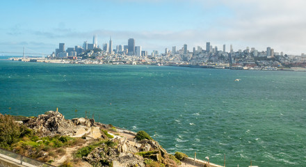 Naklejka premium San Francisco from Alcatraz