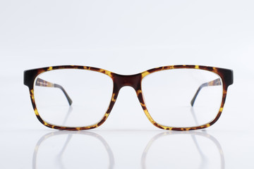 Vintage eyeglass isolated.