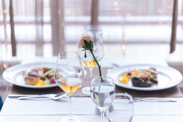 Vegetable meal for vegans, Vegetarians. Healthy food. Diet food gourmet.