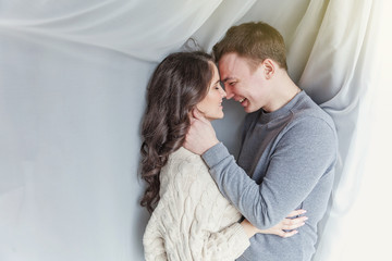 Fototapeta premium Young couple in love