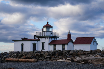 Fototapeta na wymiar Pacific Northwest Lighthouse