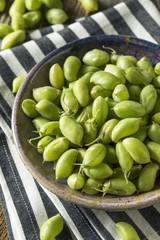 Raw Green Organic Garbanzo Beans