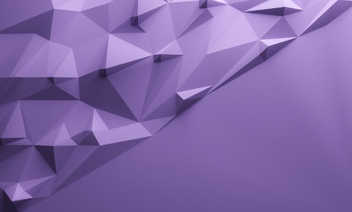 Purple triangular lowpoly background